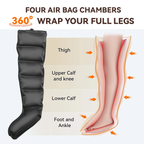 Air Compression Leg Massager for Foot, Calf & Thigh