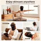 FlexiGlow Silicone LED Face & Neck Mask