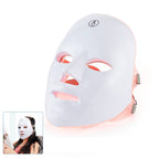 Wireless 7-Color LED Light Therapy Mask for Face & Neck