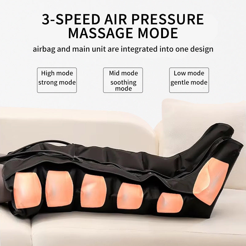 Air Compression Leg Massager for Foot, Calf & Thigh