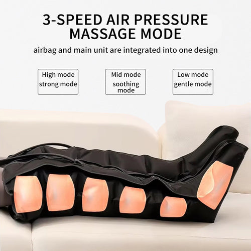 Air Compression Leg Massager for Foot, Calf & Thigh