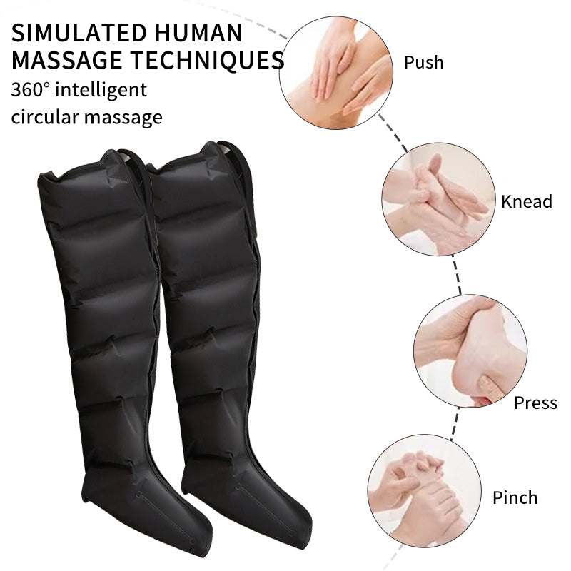 Air Compression Leg Massager for Foot, Calf & Thigh