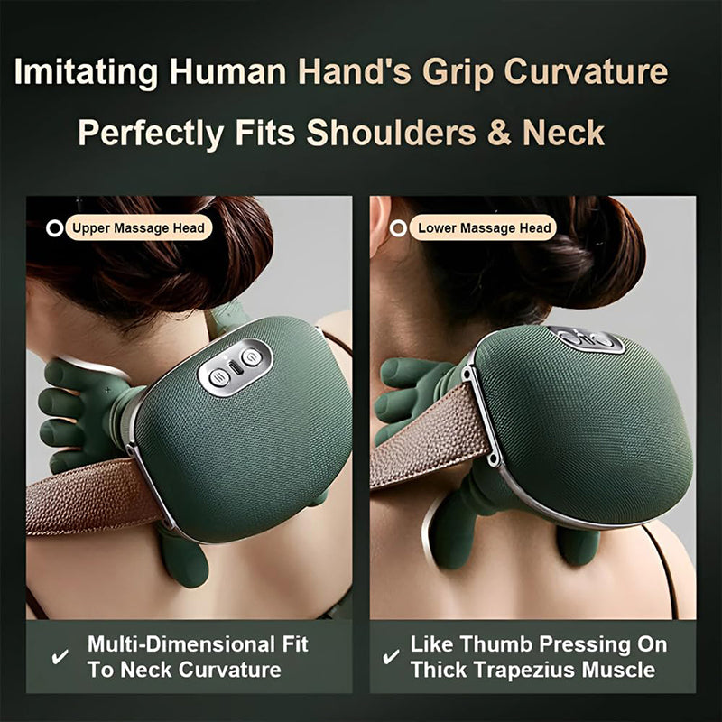 Electric Shiatsu Kneading Massage Pillow for Full Body