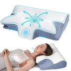 Ergonomic Butterfly Memory Foam Neck Pillow