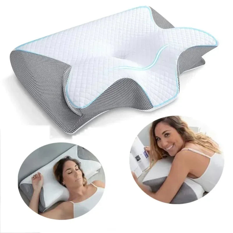 Ergonomic Butterfly Memory Foam Neck Pillow