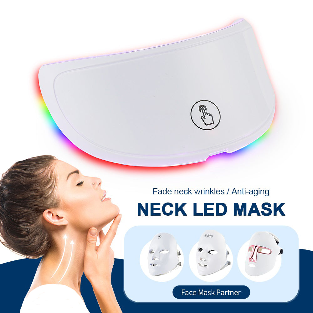 Wireless 7-Color LED Light Therapy Mask for Face & Neck