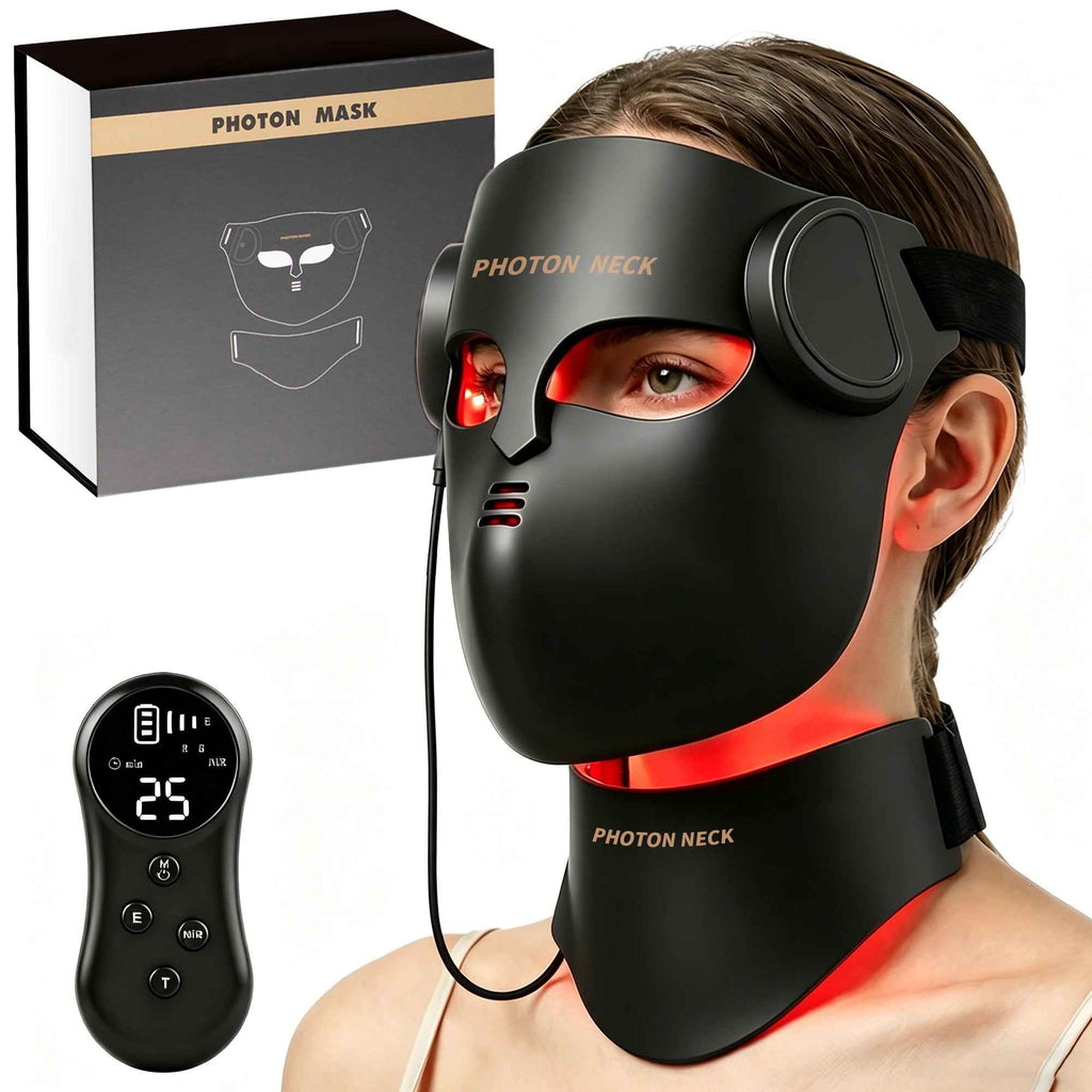 FlexiGlow Silicone LED Face & Neck Mask